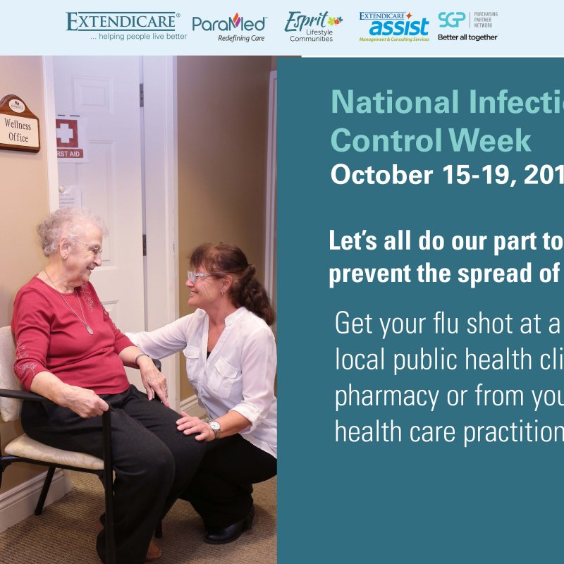 Photo of It is National Infection Control Week.