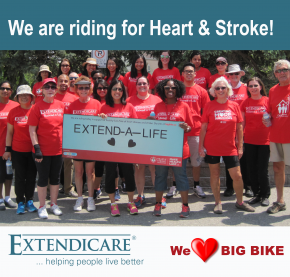 Extendicare Corporate raised over $1,000 towards the Heart&Stroke Foundation.
