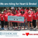 Extendicare Corporate rode the Big Bike and raised over $1,000 towards the Heart&Stroke Foundation.