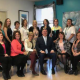 Tim Lukenda, President and CEO of Extendicare joined residents and staff for some team photographs at Extendicare York.