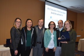 Left to Right – Jenn Burnett, Sandra Curcio, Michael Prus, Patricia Bergeron, Jason Horne & Marcey Quenneville